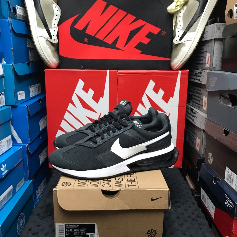 Nike Air Max Pre Day Black White Anthracite 12.5M DC9402-001 OG Box Like New